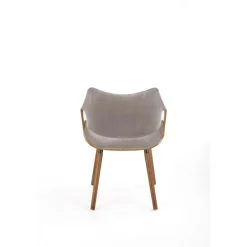 K396 Spisebordsstol, - Valnød / Grå