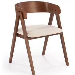 K562 Spisebordsstol - Valnød / lys Beige