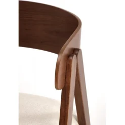 K562 Spisebordsstol - Valnød / lys Beige