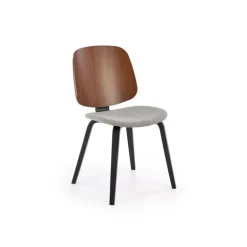 K563 Spisebordsstol - Valnød / Grå / Sort