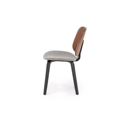 K563 Spisebordsstol - Valnød / Grå / Sort