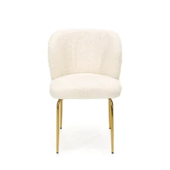 K474 Spisebordsstol Creme/guld