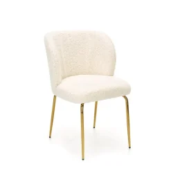 K474 Spisebordsstol Creme/guld