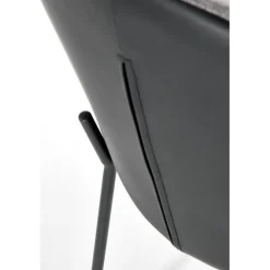 K471 Spisebordsstol Grå/Sort