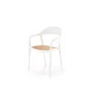 K530 Spisebordsstol Hvid / Naturlig