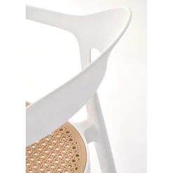 K530 Spisebordsstol Hvid / Naturlig