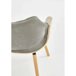 K396 Spisebordsstol lys eg / Grå