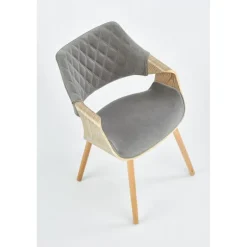 K396 Spisebordsstol lys eg / Grå