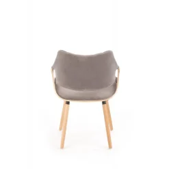 K396 Spisebordsstol lys eg / Grå