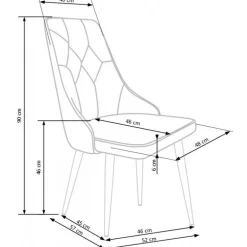 K365 Spisebordsstol Mørkegrøn