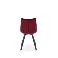 K332 Spisebordsstol mørkerød