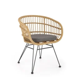 K456 Spisebordsstol Natur/Grå