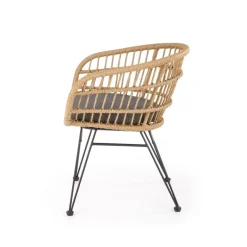 K456 Spisebordsstol Natur/Grå