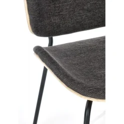 K467 Spisebordsstol Naturlig eg / MørkeGrå