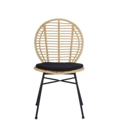 K472 Spisebordsstol Natur/Sort