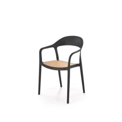 K530 Spisebordsstol Sort / Naturlig