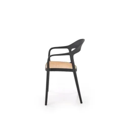 K530 Spisebordsstol Sort / Naturlig