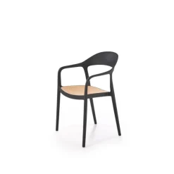 K530 Spisebordsstol Sort / Naturlig