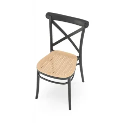 K512 Spisebordsstol Sort/Brun