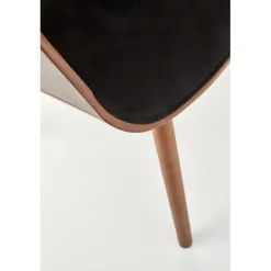 K396 Spisebordsstol Valnød / Sort