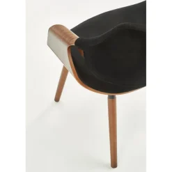 K396 Spisebordsstol Valnød / Sort