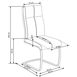 K231 Spisestuestol Sort