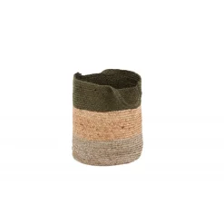 Kanpur Dekorationskurv - Grøn og Natural