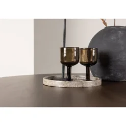 Kaseindon Rundt spisebord - Mørkebrun