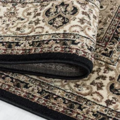 Kashmir Orientalsk tæppe Orientalisk - Sort