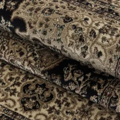 Kashmir tæppe - Sort