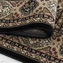 Kashmir tæppe - Sort