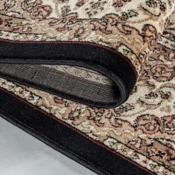 Kashmir tæppe - Sort