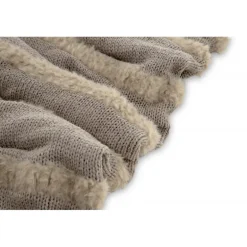 Katleen Plaid - Beige og Lysegrå