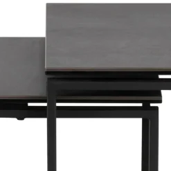 Katrine indskudsbord sort glas