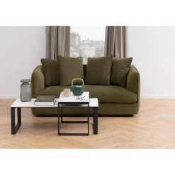 Katrine sofabord hvid glas