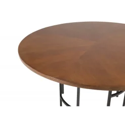 København Rundt spisebord - Sort og Brun