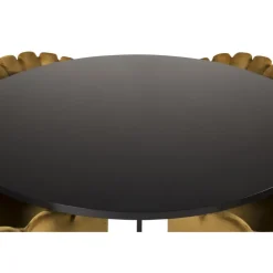 København Rundt Spisebordssæt - Sort og Messing