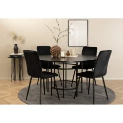 København Rundt Spisebordssæt - Sort