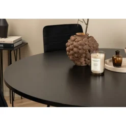 København Rundt Spisebordssæt - Sort