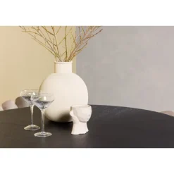 København Rundt Spisebordssæt - Beige og Sort