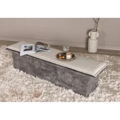 Kellogg Bænk - Grå og Off White