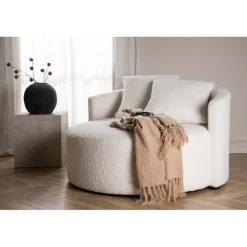 Kelso 2 personers Sofa - Beige og Sort