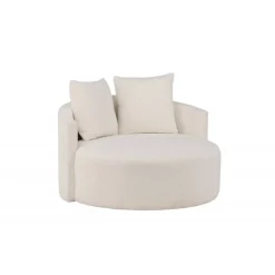 Kelso 2 personers Sofa - Beige og Sort