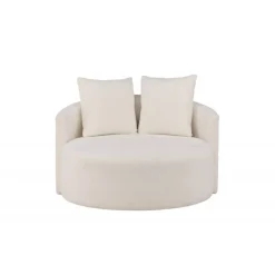 Kelso 2 personers Sofa - Beige og Sort