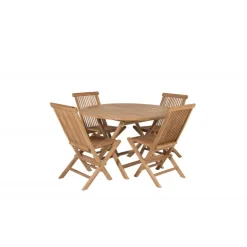 Kenya Rund Loungesæt - Havemøbelsæt - Natur