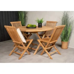 Kenya Rund Loungesæt - Havemøbelsæt - Natur