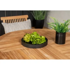 Kenya Rund Loungesæt - Havemøbelsæt - Natur