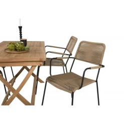 Kenya t Loungesæt - Havemøbelsæt - Beige,Sort,Natur