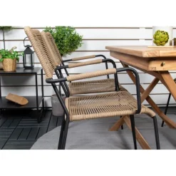 Kenya t Loungesæt - Havemøbelsæt - Beige,Sort,Natur