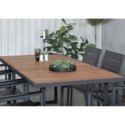 Khung t Loungesæt - Havemøbelsæt - Sort,Natur